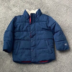 GAP Dark Blue puffer Jacket size 3